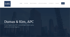 Desktop Screenshot of dumas-law.com