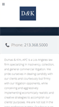 Mobile Screenshot of dumas-law.com